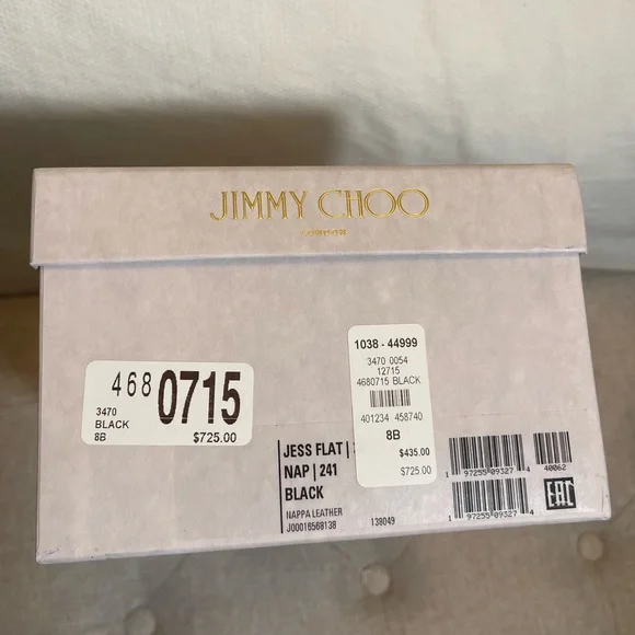 Jimmy Choo Elegant Black Leather Sandals - Picture 5 of 7